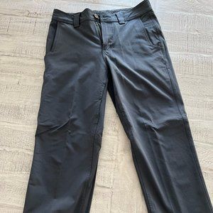 32" waist black lululemon dress pants